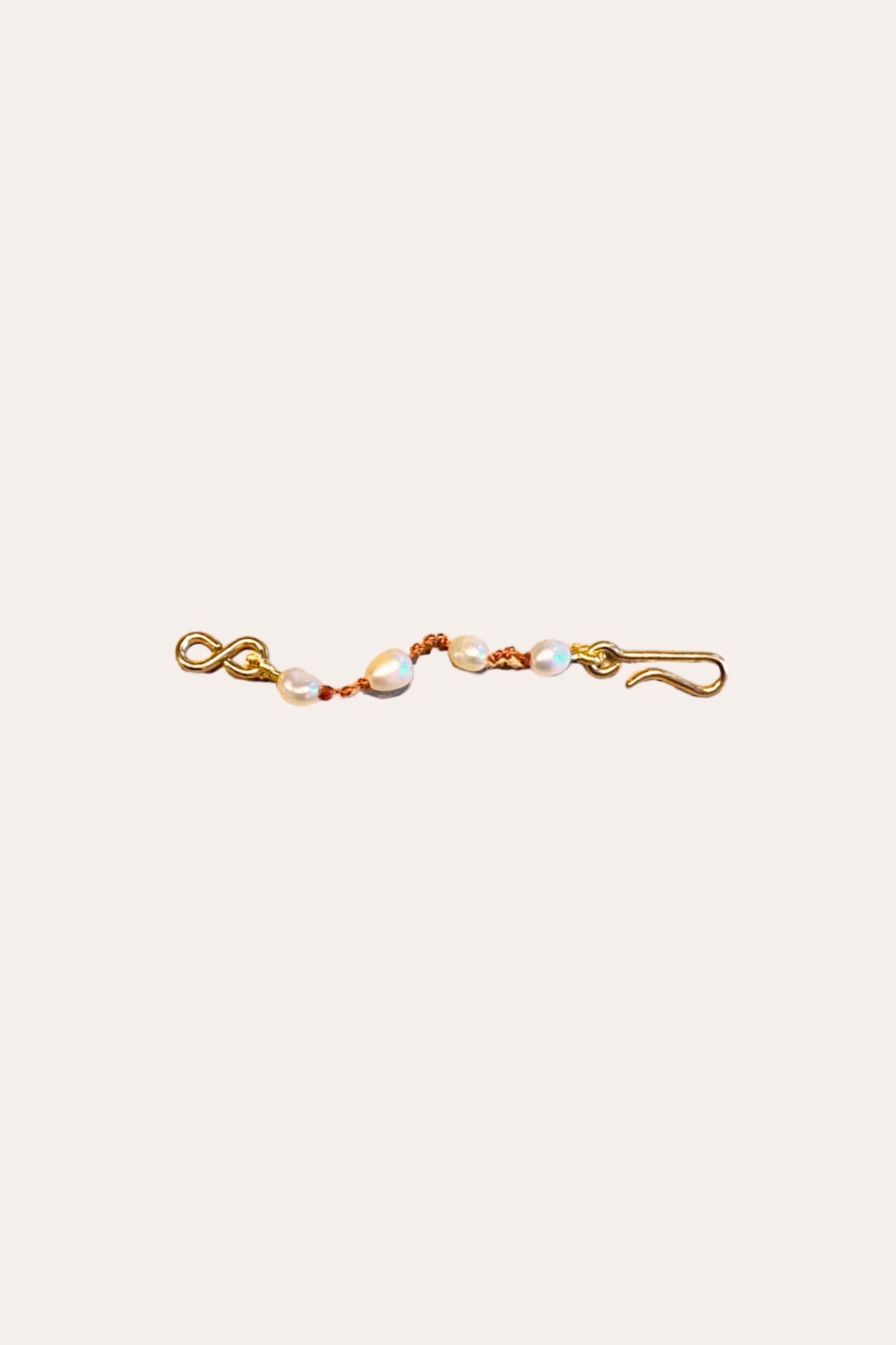 Necklace Extension - White Freshwater Pearls